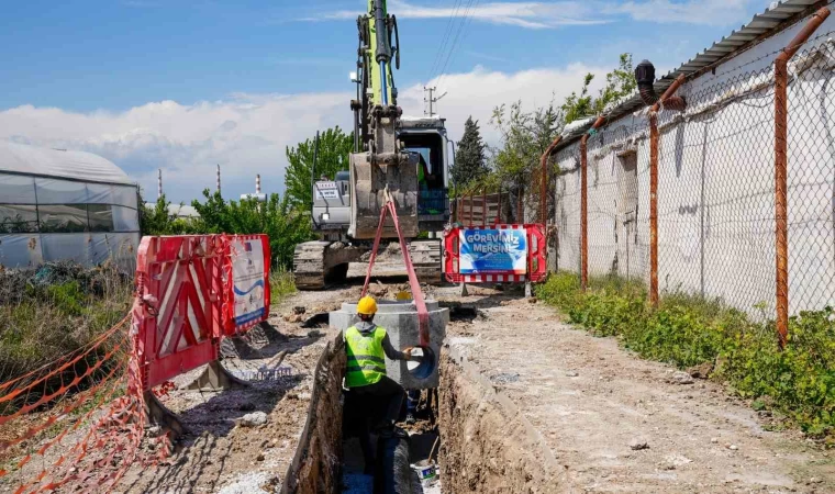 MESKİ, Toroslar, Kazanlı ve Homurlu’da kanalizasyon hattı yapımına başladı