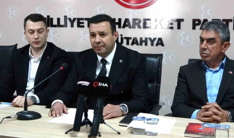 MHP Kütahya İl Başkanı Selçuk Alıç: ”Kütahya Belediyesi 34 kişiyi işten çıkardı”