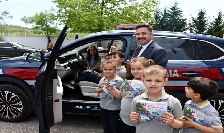Mudanya Kaymakamı Terzi’den Hasköylü miniklere trafik bilinci