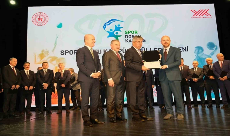 Muğla Sıtkı Koçman Üniversitesi’ne ”Spor Dostu Kampüs” ödülü