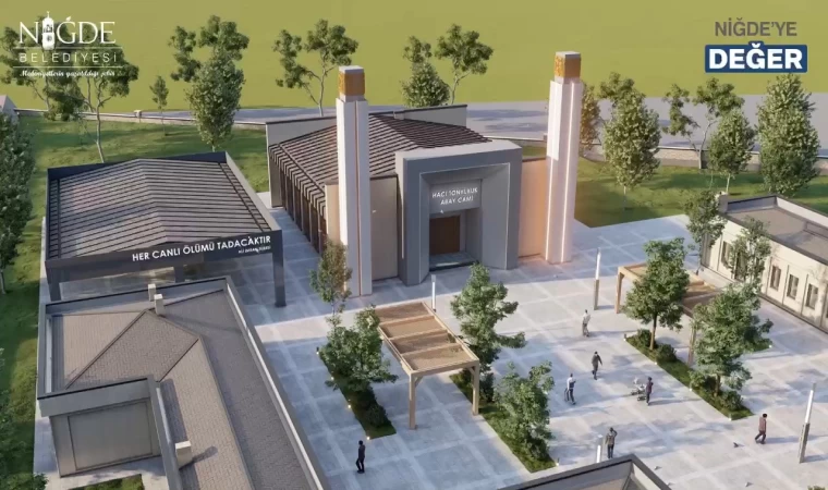 Niğde Belediyesi’nden Hıdırlık Mezarlığı’na yeni taziye evi projesi