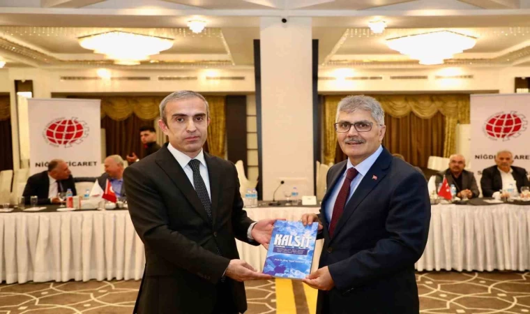 Niğde’de kalsit sektörü için Uluslararası Rekabet Gücü Toplantısı düzenlendi