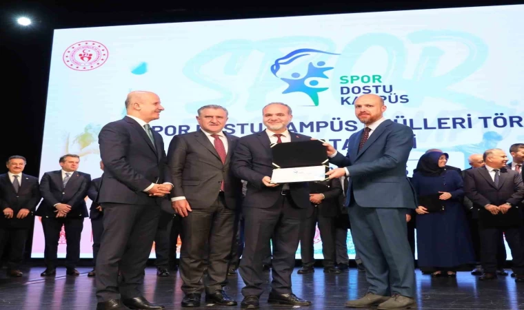 NÖHÜ, Türkiye’nin ilk ”Spor Dostu Kampüs” unvanı alan üniversitelerinden oldu