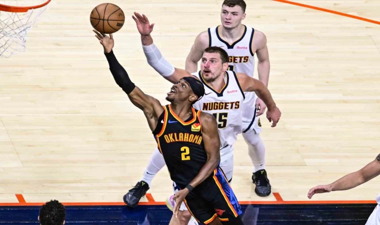 Oklahoma City Thunder, Denver’a 43 sayı fark attı, seriyi eşitledi