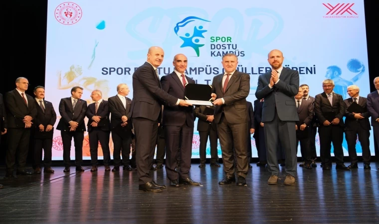 OMÜ’ye ”Spor Dostu Kampüs” ünvanı