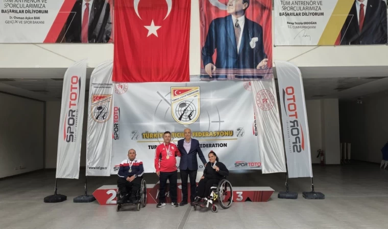 Para Atıcılık Şampiyonasında çifte madalya