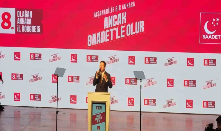 Saadet Partisi Genel Başkanı Arıkan: ”Çözümünün adresi Ankara’dır, makam belli, Gazi Meclis’tir”