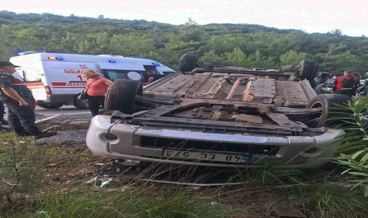 Sakar rampasında kaza