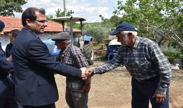 Salihli Kaymakamı Güldoğan, Mersinli, Derbent ve Karaoğlanlı’da talepleri dinledi
