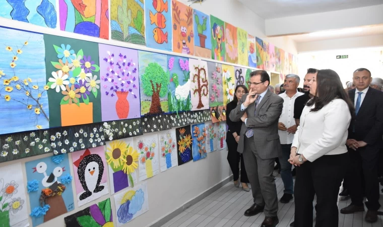 Salihli’de özel öğrencilerden özel sergi