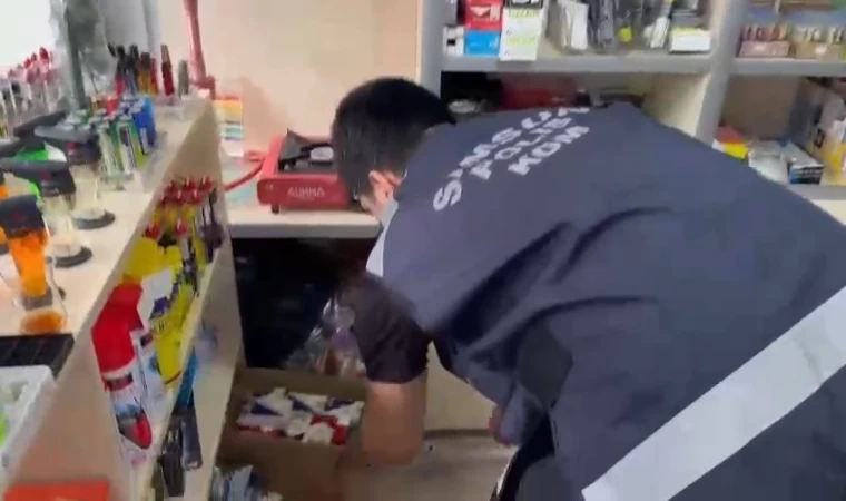 Samsun’da 17 bin 760 adet doldurulmuş makaron sigara ele geçirildi