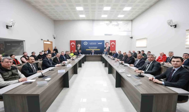 Samsun’da afet ve acil durum tedbirleri görüşüldü