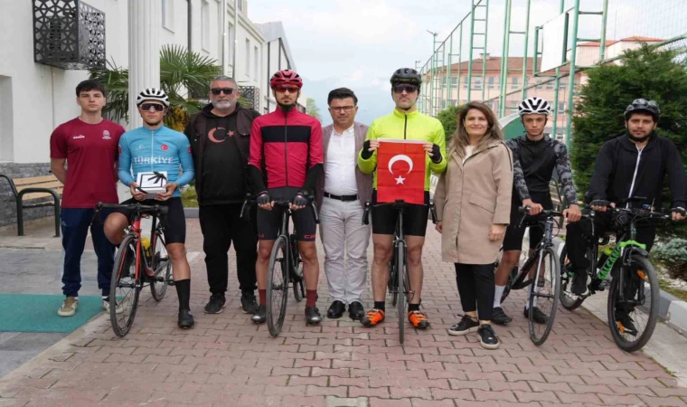 Selanik’ten gelen bayrak ve toprak Düzce’ye ulaştı