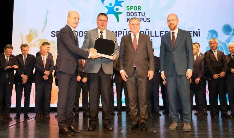 Selçuk Üniversitesine ”Spor Dostu Kampüs” ödülü