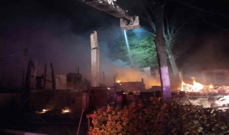 Şile’de restoran alev alev yandı