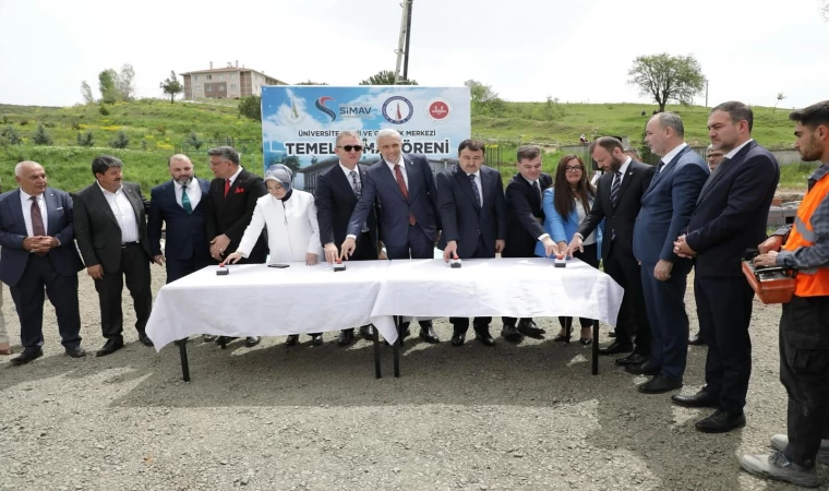 Simav’da Üniversite Yerleşkesine yapılacak cami ve Gençlik Merkezinin temeli atıldı