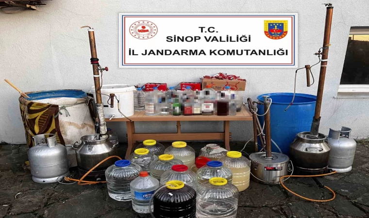 Sinop’ta kaçak alkol operasyonu: 3 gözaltı