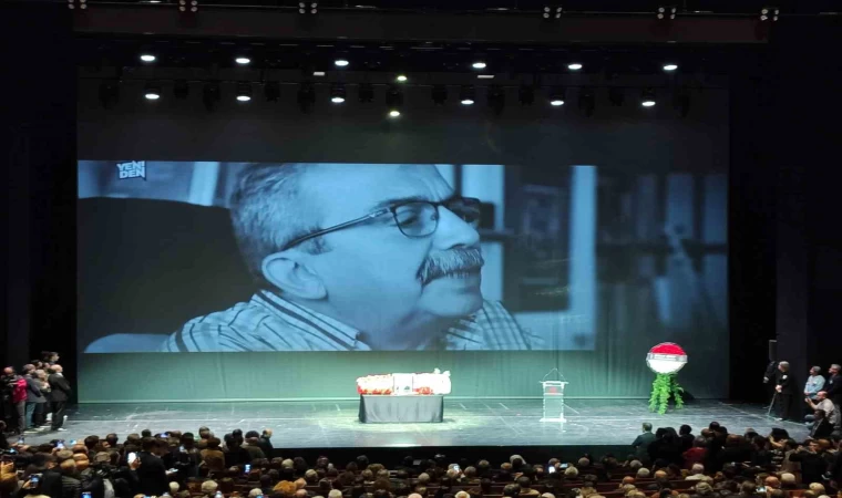 Sırrı Süreyya Önder için Atatürk Kültür Merkezi’nde tören düzenlendi