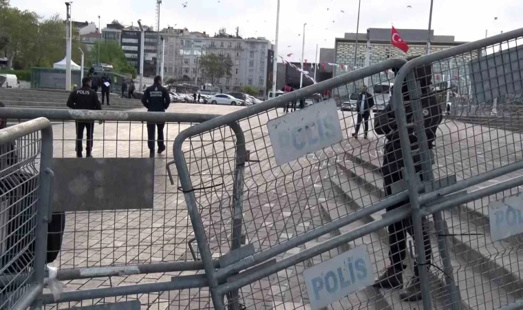 Taksim Meydanı ve İstiklal Caddesi’ne çıkan yollarda 1 Mayıs tedbirleri