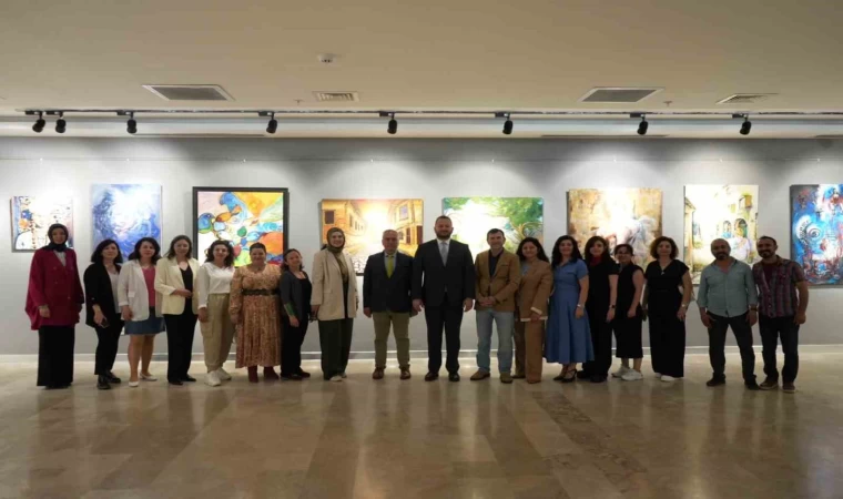 Tekirdağ’da resim öğretmenlerinden anlamlı sergi