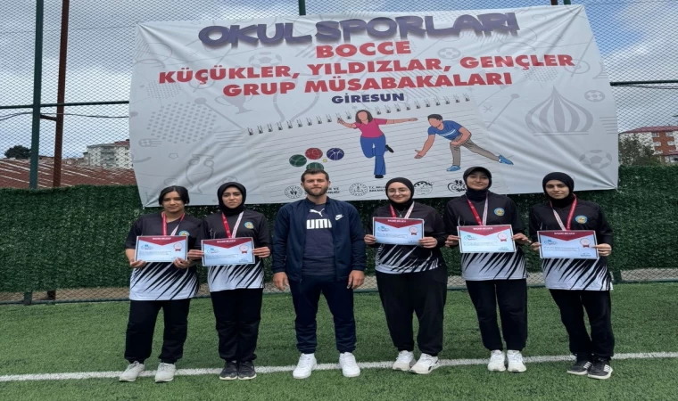 Tercanlı Kız Bocce takımı Türkiye finallerinde