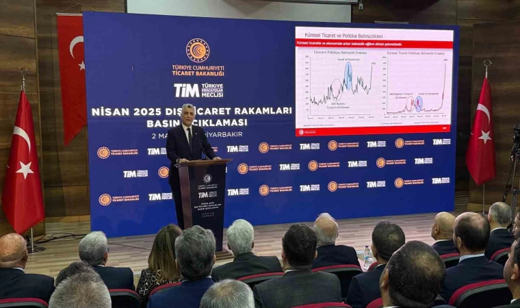 Ticaret Bakanı Bolat: ”Nisanda mal ihracatımız geçen yılın aynı ayına göre yüzde 8,5 artışla 20,9 milyar dolara yükselmiştir”