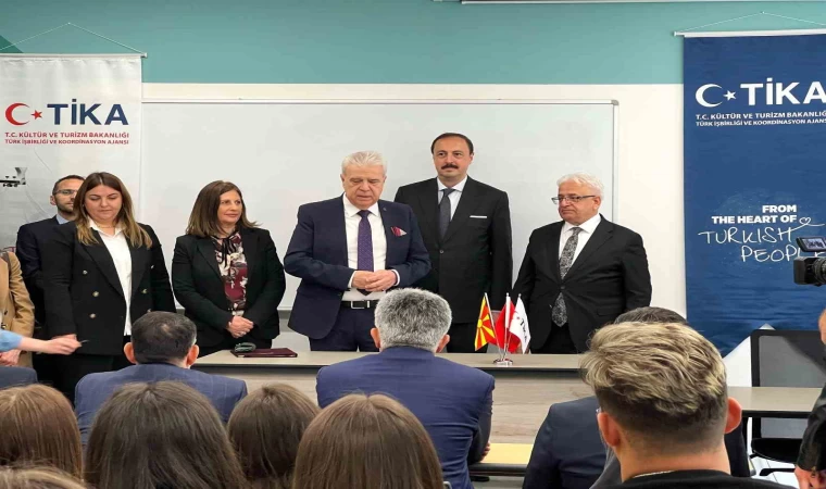 TİKA. Kuzey Makedonya’da Türkçe eğitim sınıflarını yeniliyor