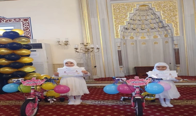 Türkeli’de minik hafızlara hatim programı