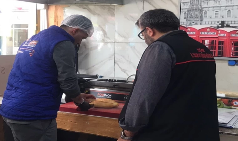 Uşak’ta gıda üretimi ve satış yapan işletmelere sıkı denetim