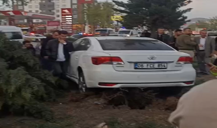 Van’da kontrolden çıkan araç ağaca çarptı: 2 yaralı