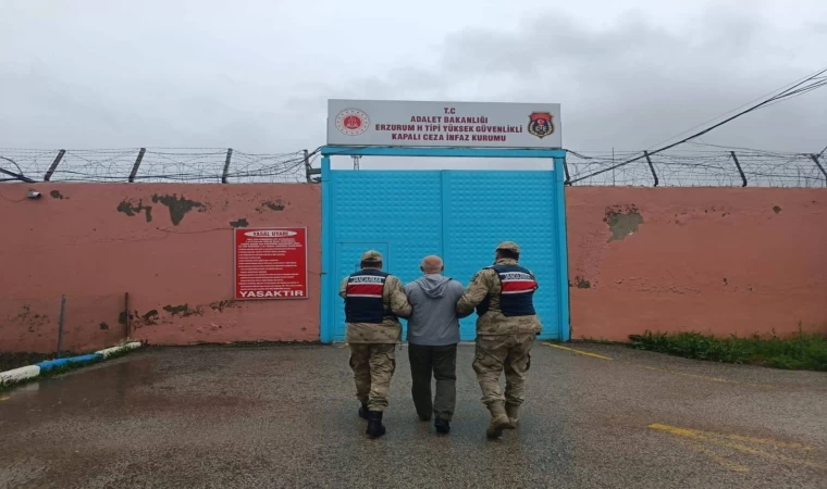 Yakalaması olan şahıs cezaevine teslim edildi