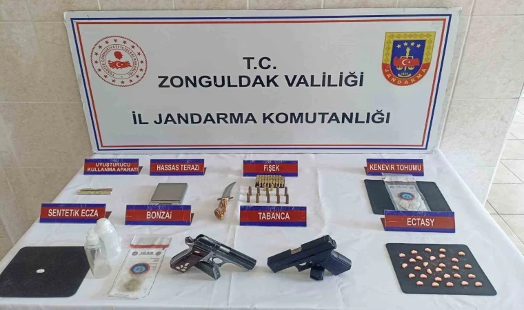 Zonguldak’ta eş zamanlı uyuşturucu operasyonunda 7 şüpheli yakalandı