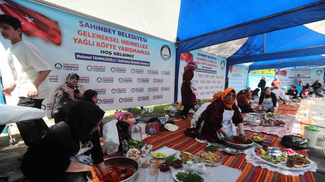 Baharın gelişi yağlı köfte yarışması ile kutlandı