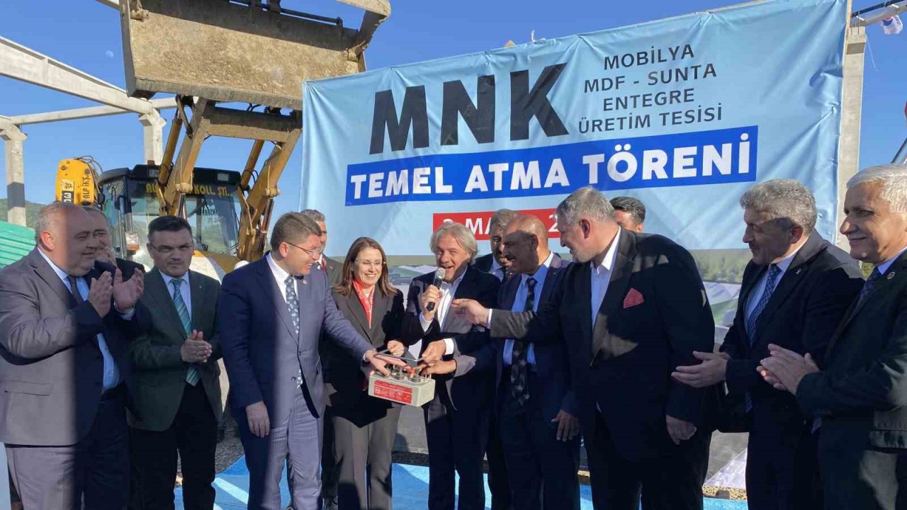 Bartın’da bin 200 kişiye istihdam sağlayacak fabrikanın temeli törenle atıldı