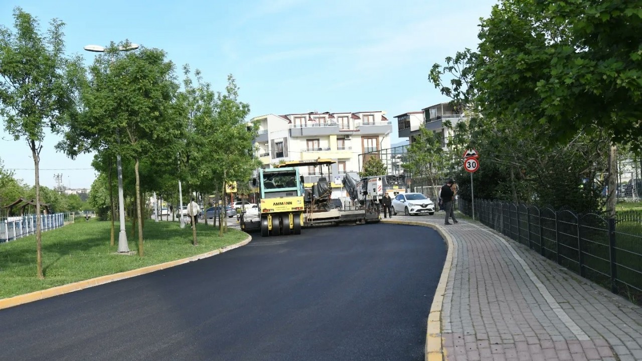 Başiskele’de 50 bin ton sıcak asfalt kullanılacak