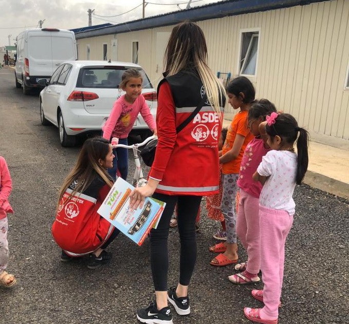 Depremzedelere psikodestek