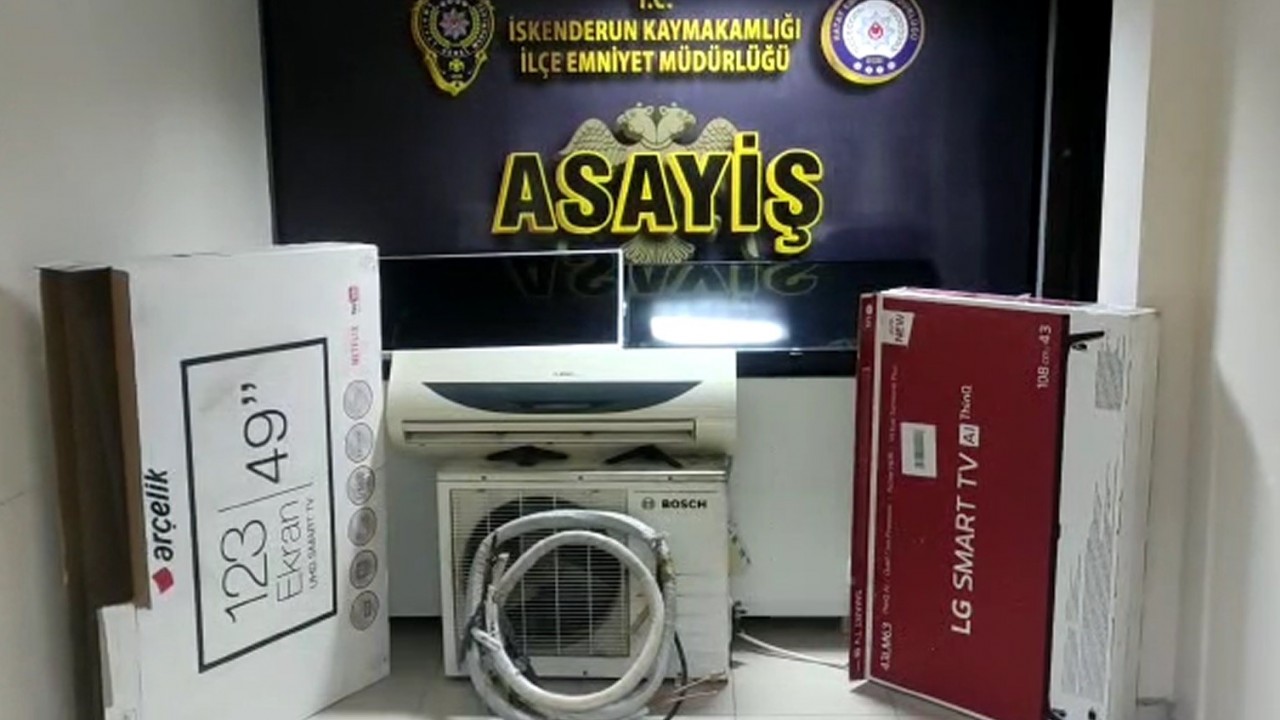 Hatay’da hırsızlık şüphelisi 2 şahıs tutuklandı