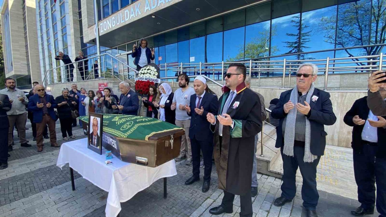 Hayatını kaybeden avukat için tören düzenlendi