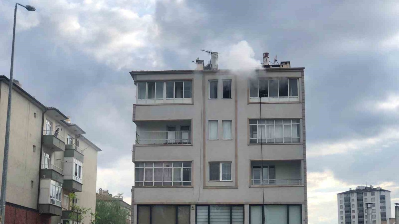 İkamette çıkan yangın söndürüldü