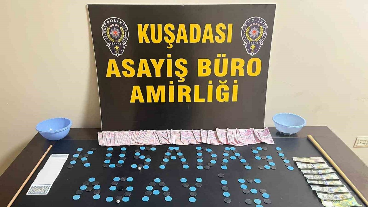 Kuşadası’nda kumar operasyonu: 16 gözaltı