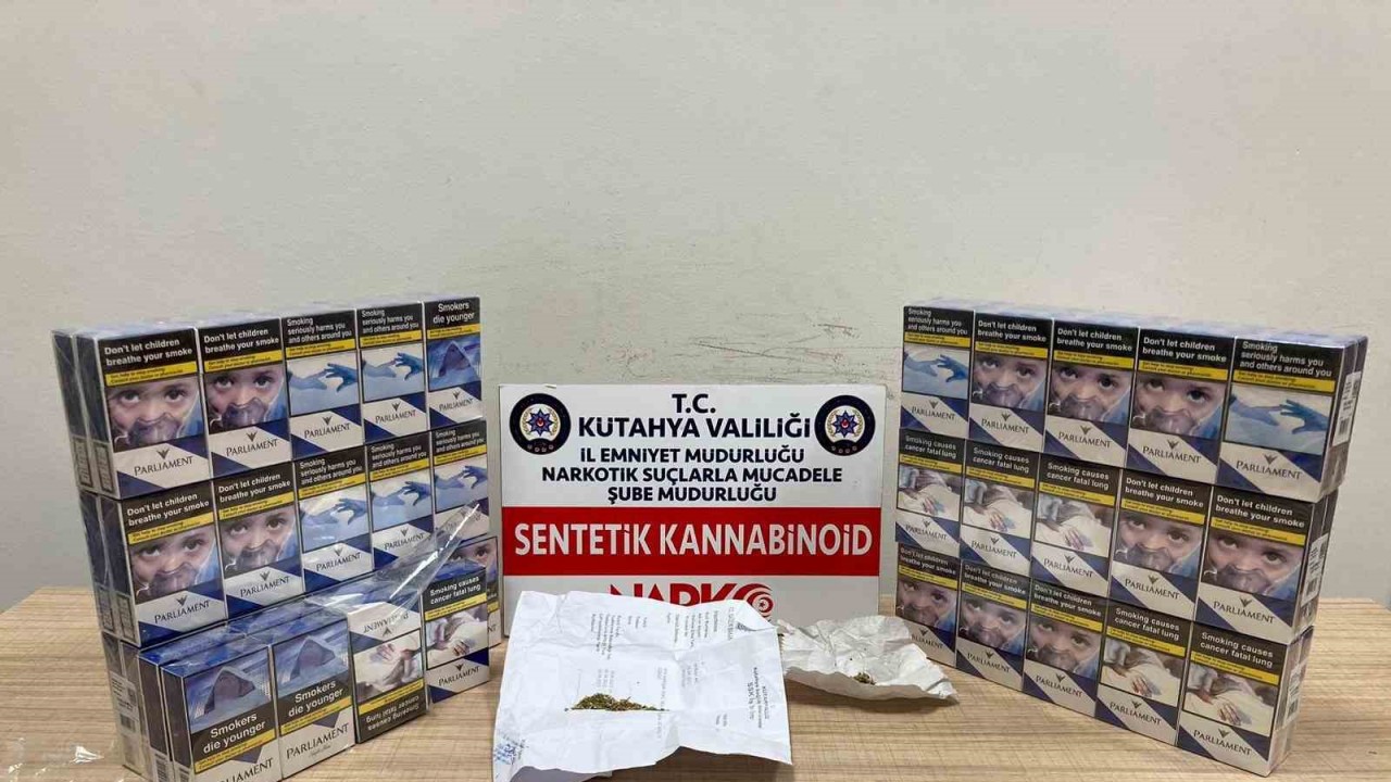 Kütahya’da uyuşturucu ve kaçak sigara ele geçirildi