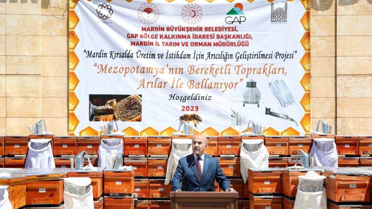 Mardin’de bal üreticilerine verilen destek yüzleri güldürdü
