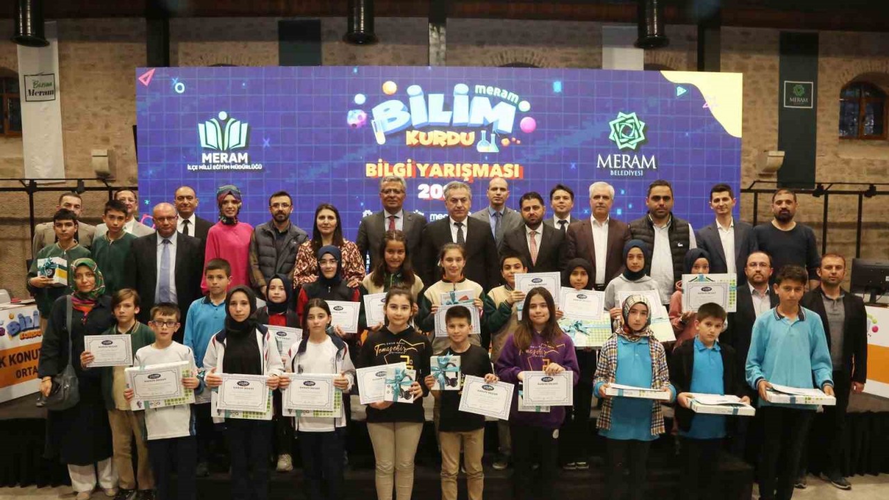 Meram’ın bilim kurtları final heyecanı yaşadı
