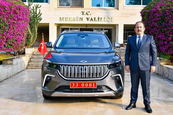 Mersin Valisi Pehlivan’ın makam aracı Togg oldu