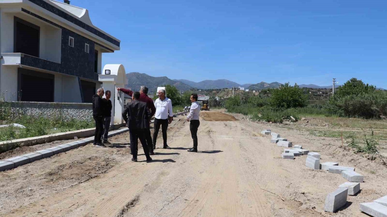 Nazilli Belediyesi İsabeyli’de yeni yollar açıyor