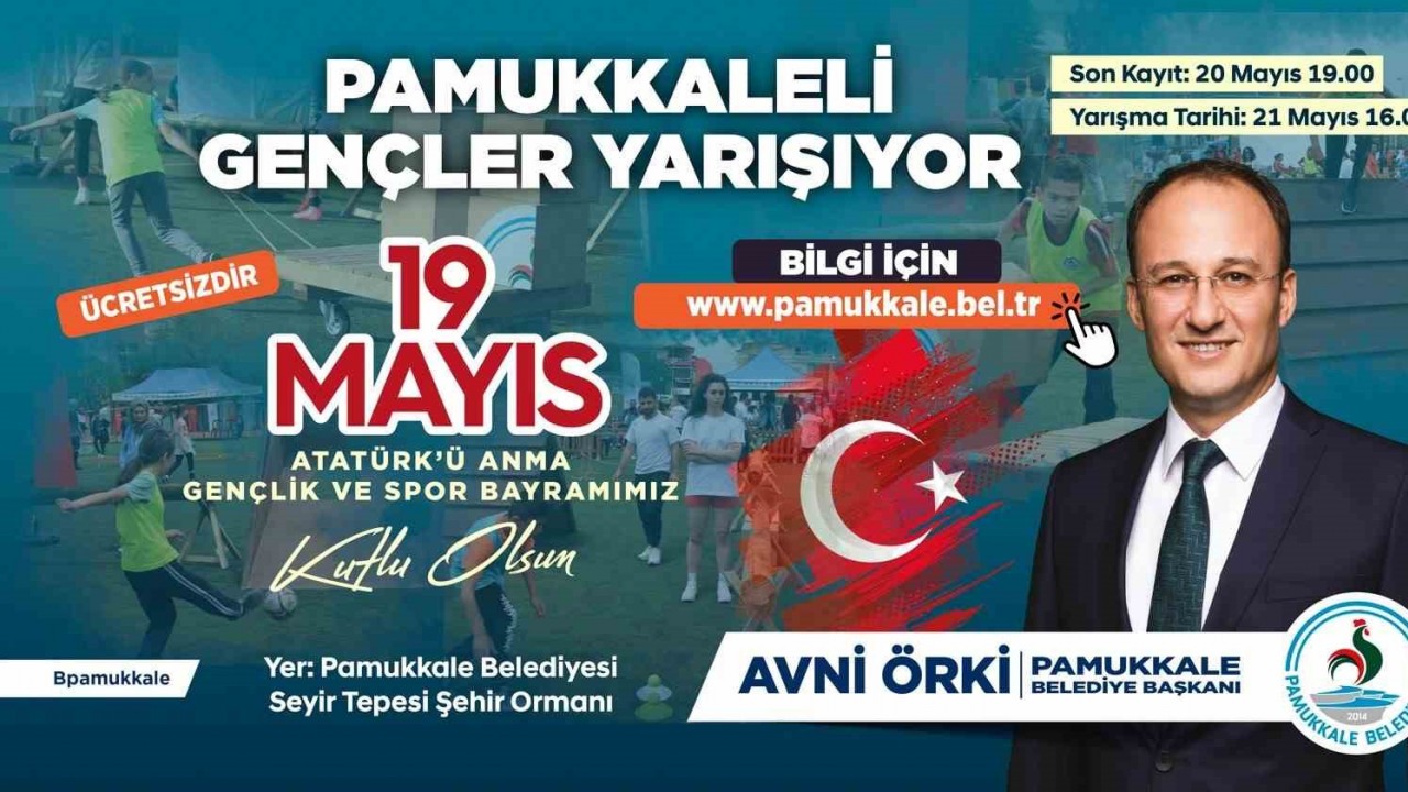 Pamukkale’de gençler yarışacak