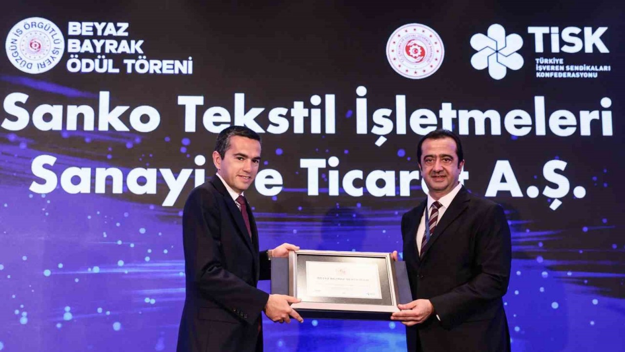 SANKO Tekstil “Beyaz Bayrak” kazanan ilk iş yerleri arasında
