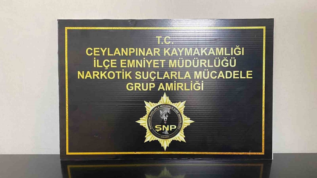 Şanlıurfa’da üzerinden uyuşturucu çıkan şüpheli gözaltına alındı