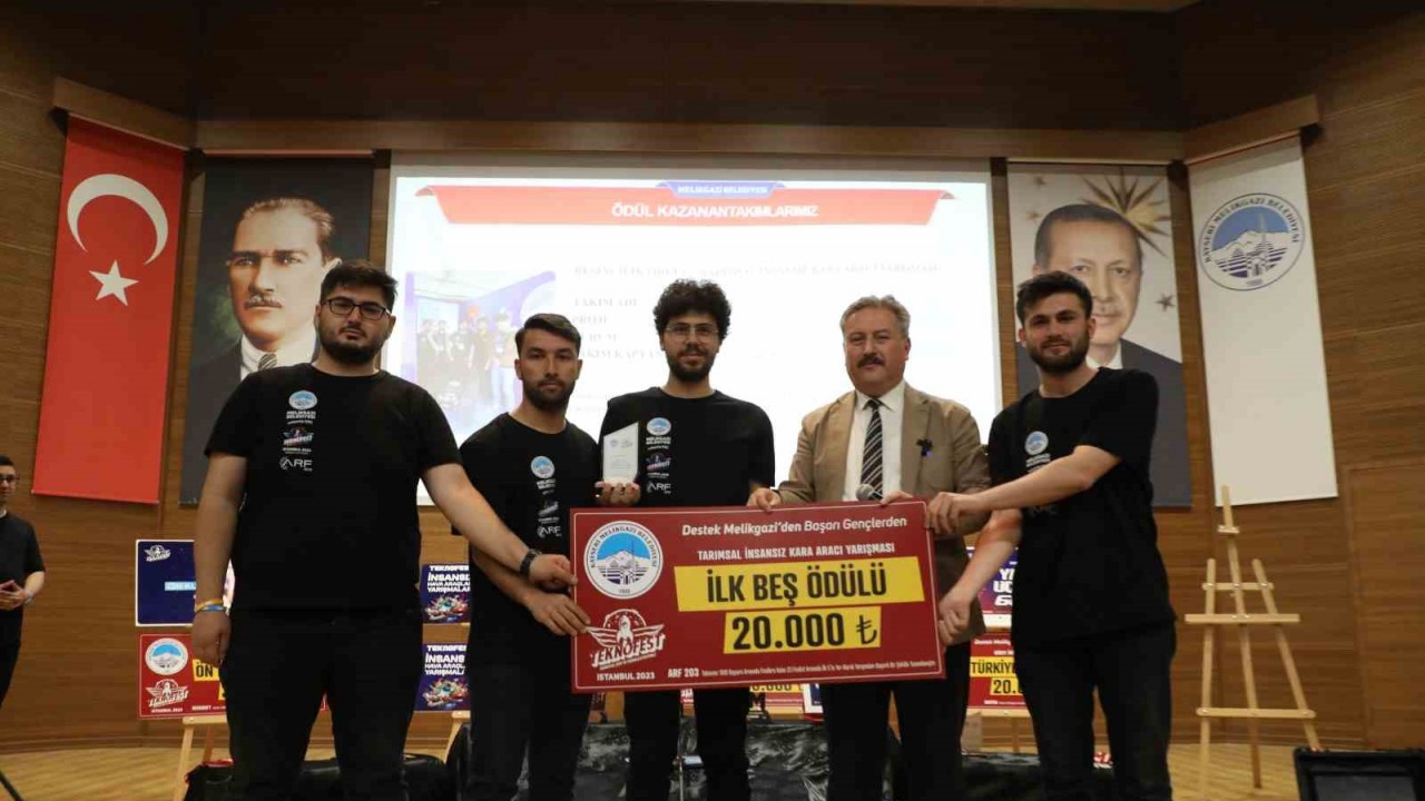 TEKNOFEST’in gururlarına bir ödül de Melikgazi’den