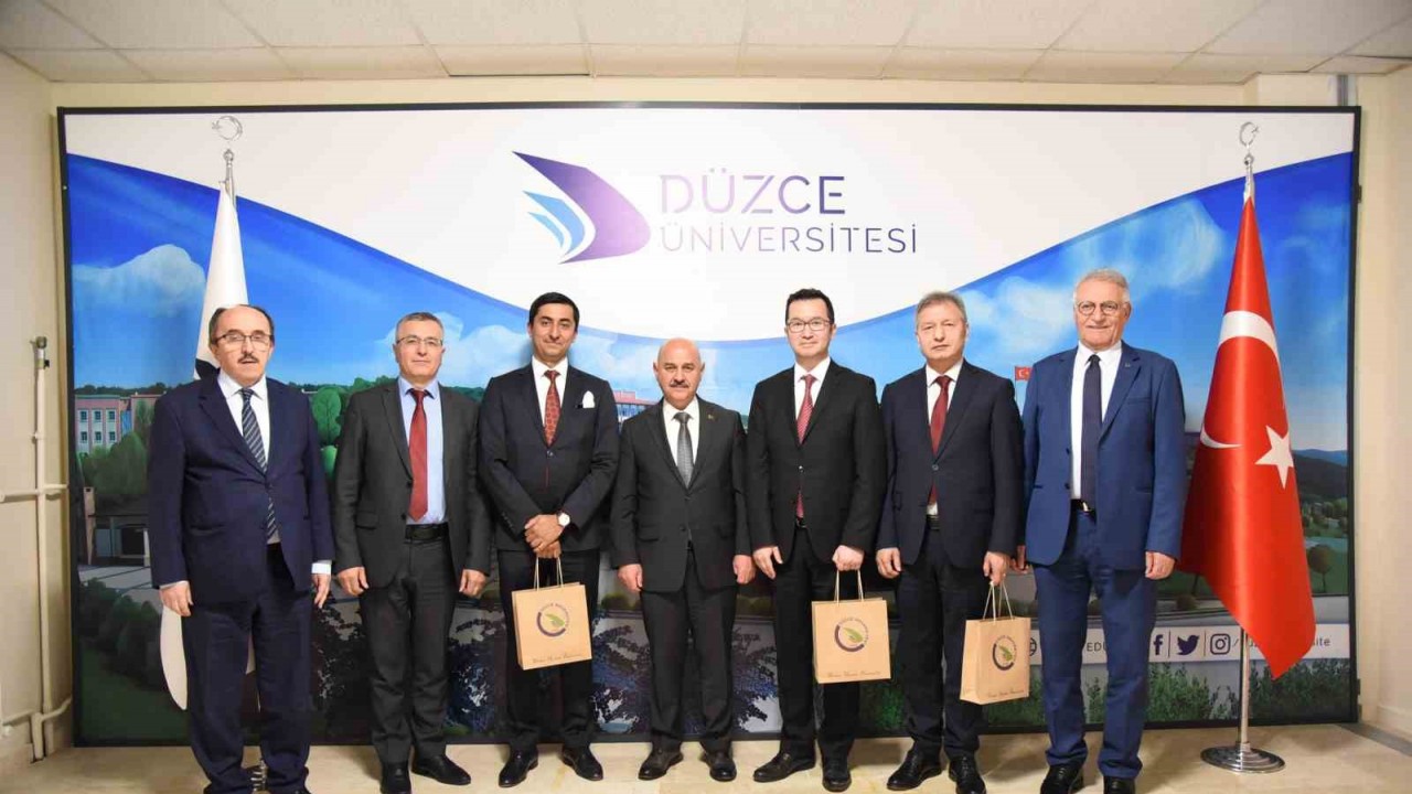 Ulaştırma ve Altyapı Bakanlığı heyeti Düzce Üniversitesi’nde